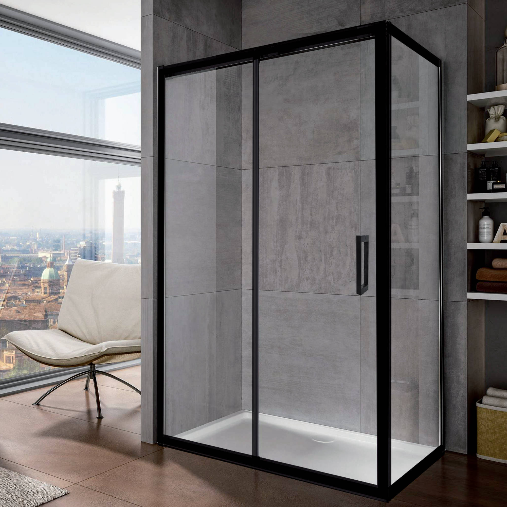 BOX DOCCIA CAYMAN NERO